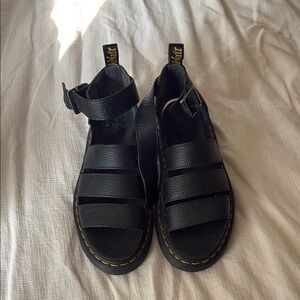 Dr. Martens Black Sandals Chunky Design
